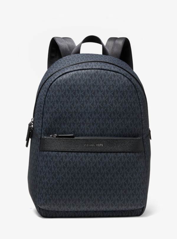 Panske Batohy Michael Kors Greyson Logo Modre - Tasky Michael Kors Outlet | YVQCN-5319